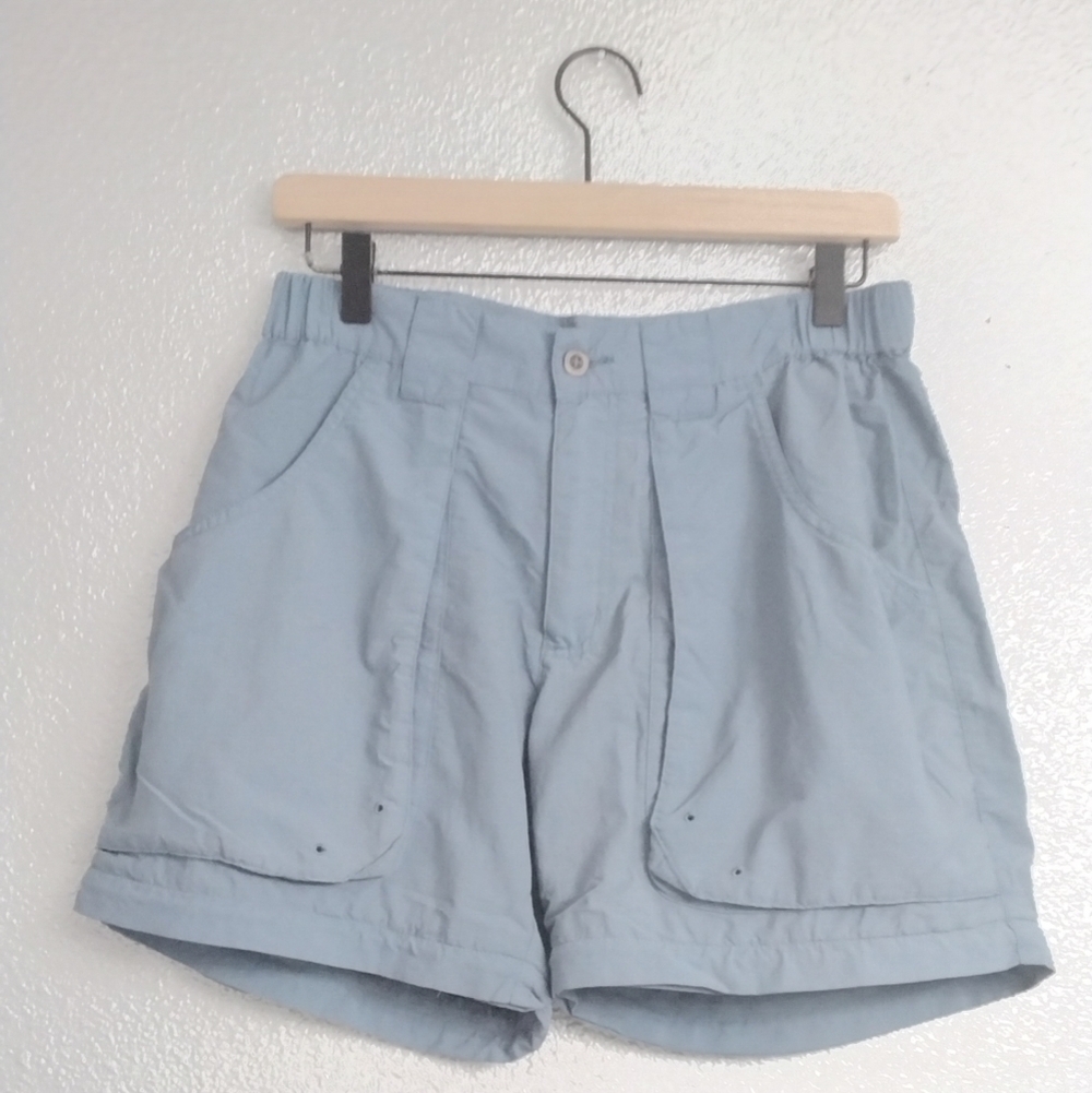 Cabelas Teal Women's Zip Off Shorts Size 8